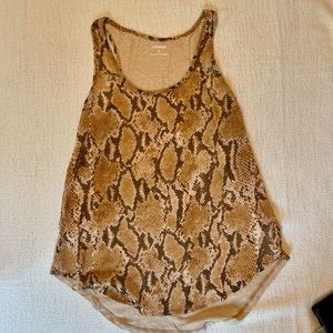 Express Snakeskin Tank